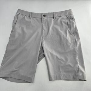 Johnnie O Cross Country Performance Shorts Quarry Grey Men’s Size 33
